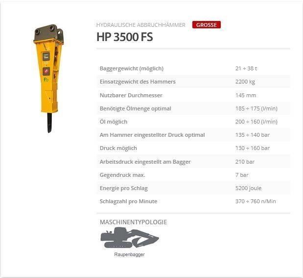 Indeco HP 3500 FS Ciocane / Concasoare