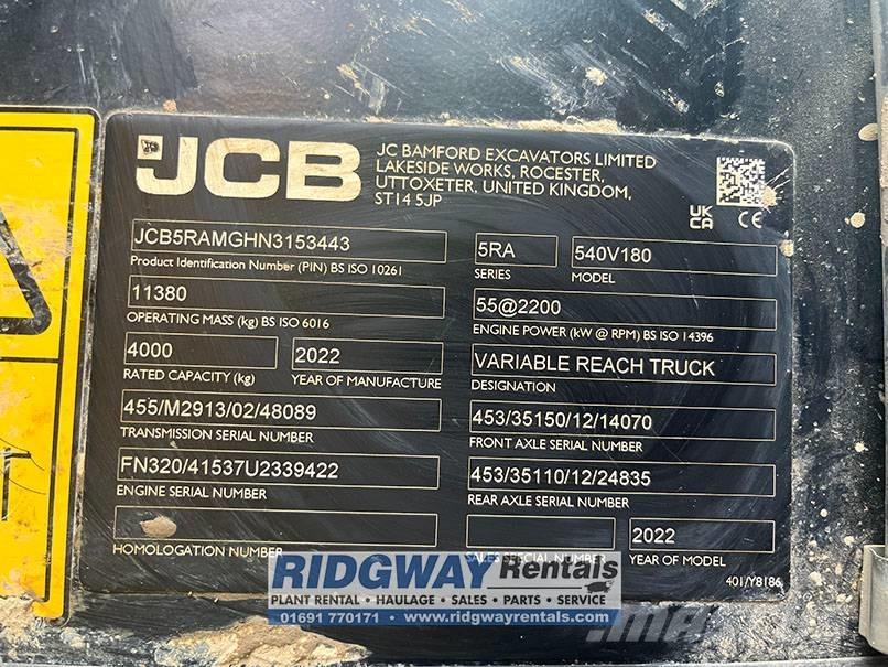 JCB 540-180 Stivuitoare telescopice