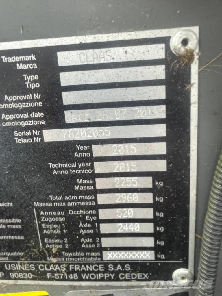 CLAAS Rollant 350 RC Masina de balotat cilindric