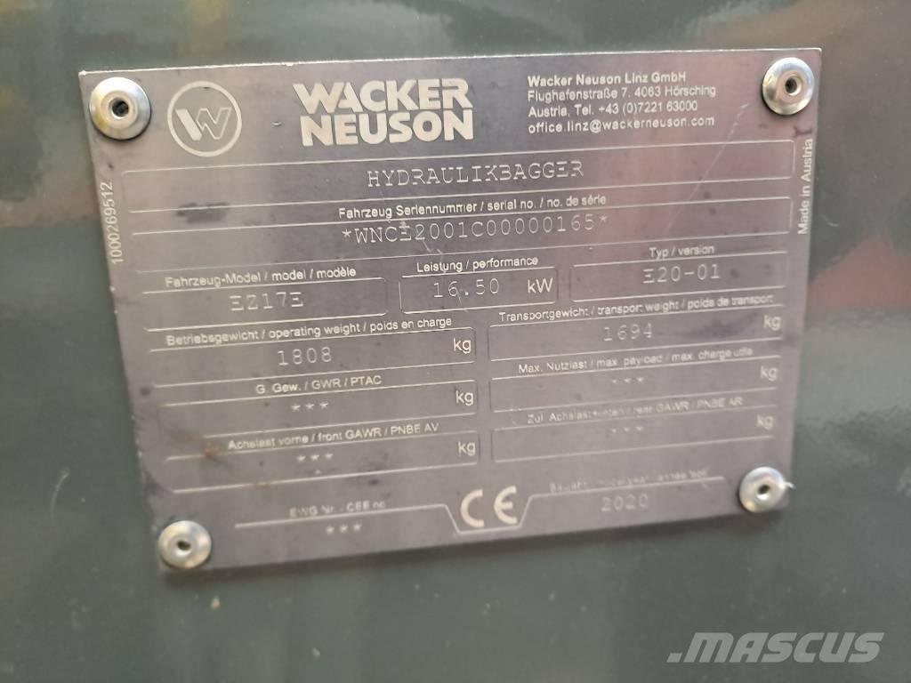 Wacker Neuson EZ17e Excavatoare pe șenile
