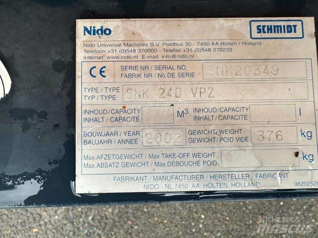 Nido SNK240VPZ Lame pentru dezapezire si pluguri