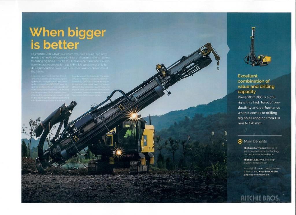 Epiroc PowerRoc D60 Echipamente de forare la suprafata