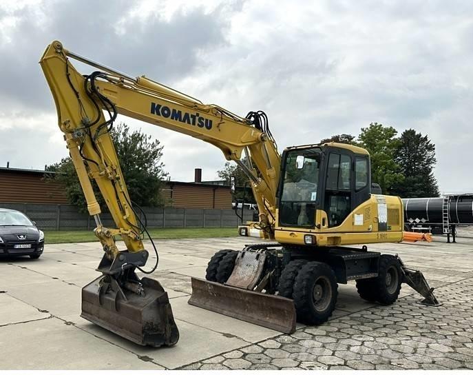 Komatsu PW 160-7E0 Excavatoare cu roti
