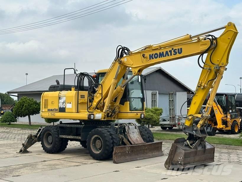 Komatsu PW 160-7E0 Excavatoare cu roti