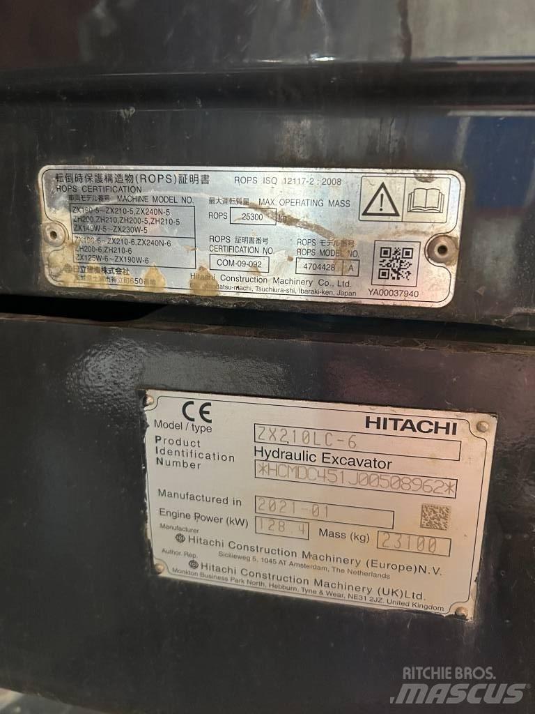 Hitachi ZX 210 LC-6 Excavatoare pe șenile
