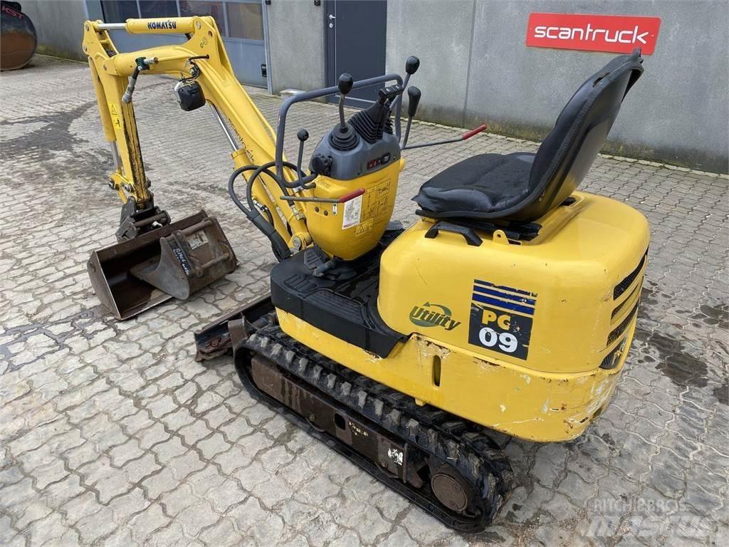 Komatsu PC09-1 Excavatoare cu roti