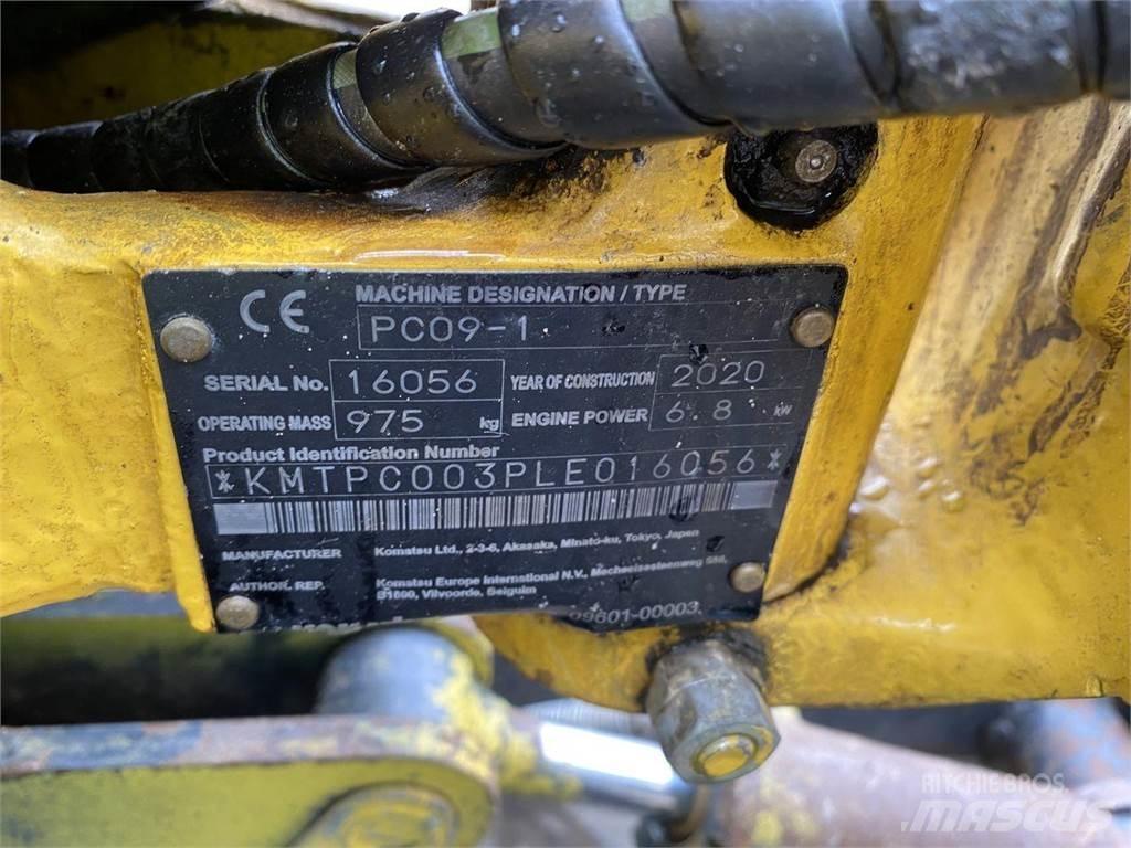 Komatsu PC09-1 Excavatoare cu roti