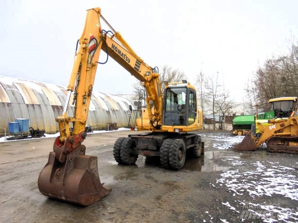 Komatsu PW 130ES-6K Excavatoare cu roti