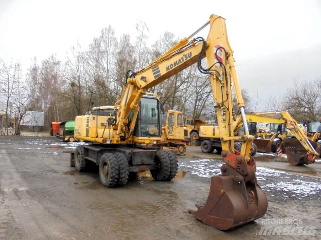 Komatsu PW 130ES-6K Excavatoare cu roti