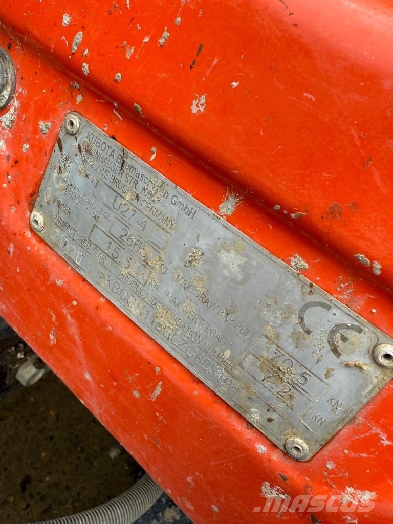 Kubota U 27-4 Mini excavatoare < 7t