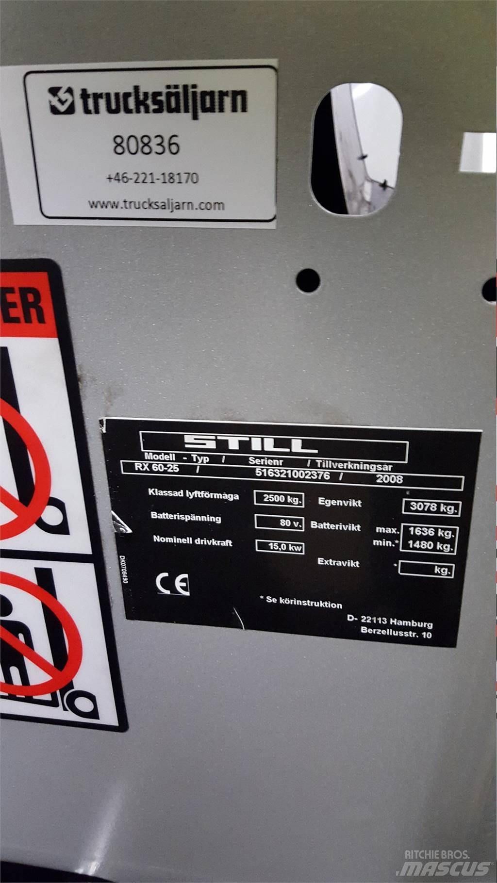 Still RX60-25 Stivuitor electric