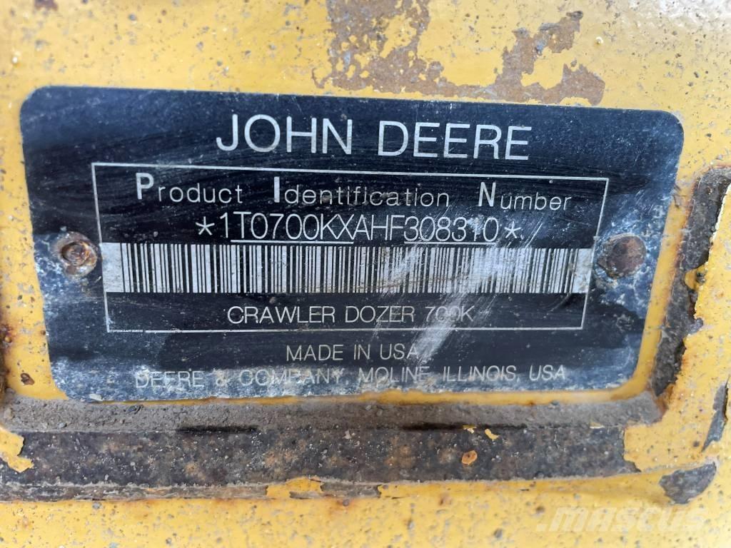 John Deere 700 KLGP Buldozere pe senile