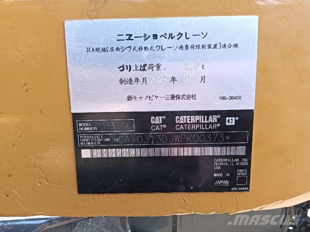 CAT 313 D Excavatoare cu roti