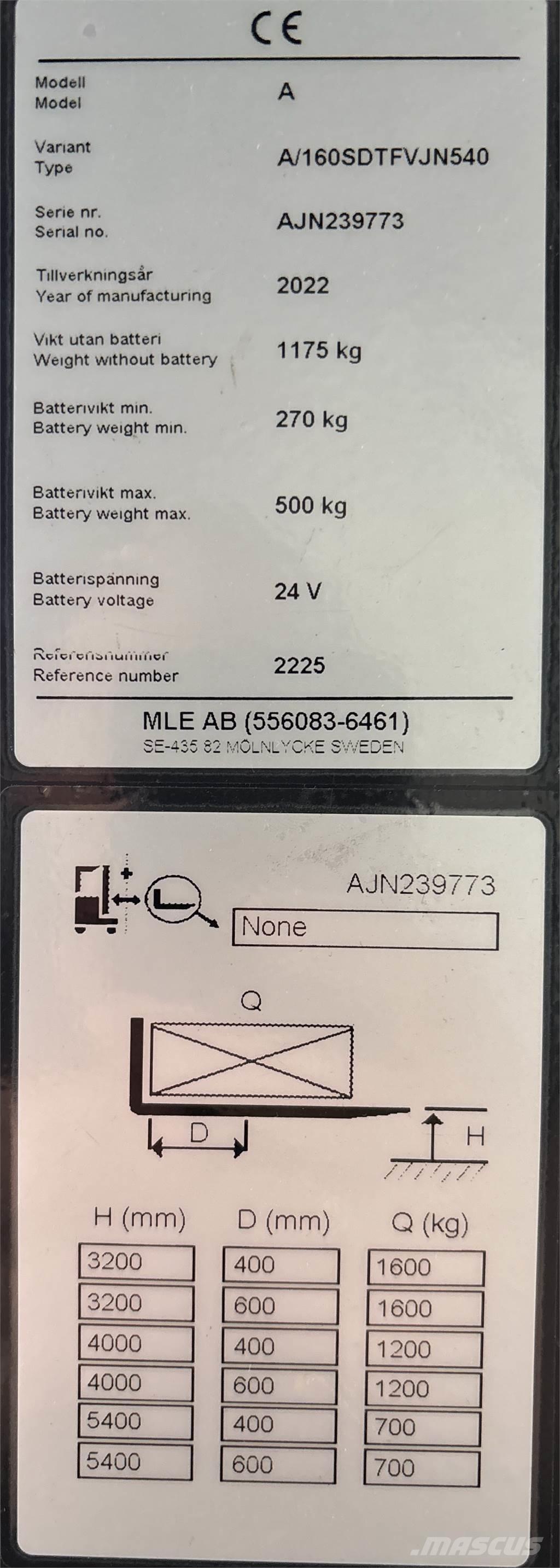 Atlet A160 Transpaleti autopropulsanti