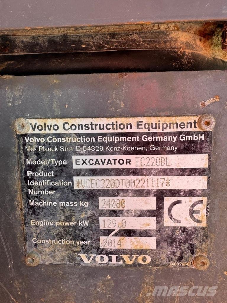 Volvo EC 220 DL Excavatoare pe șenile
