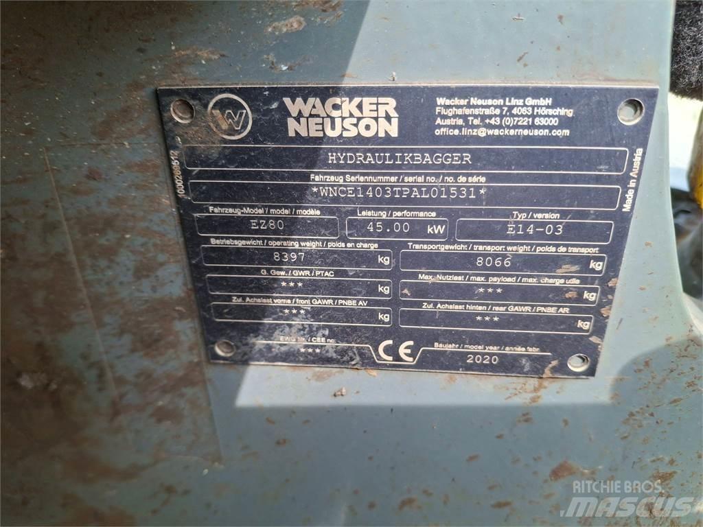 Wacker Neuson EZ80 Excavatoare pe șenile
