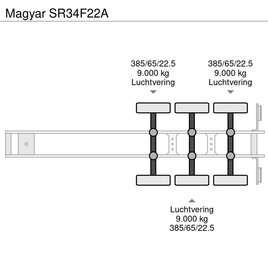 Magyar SR34F22A Cisterna semi-remorci