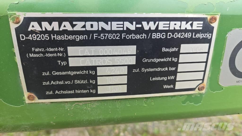 Amazone Catros 5500 Grape cu disc