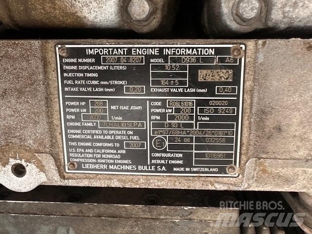 Liebherr D 936 L A6 Motoare