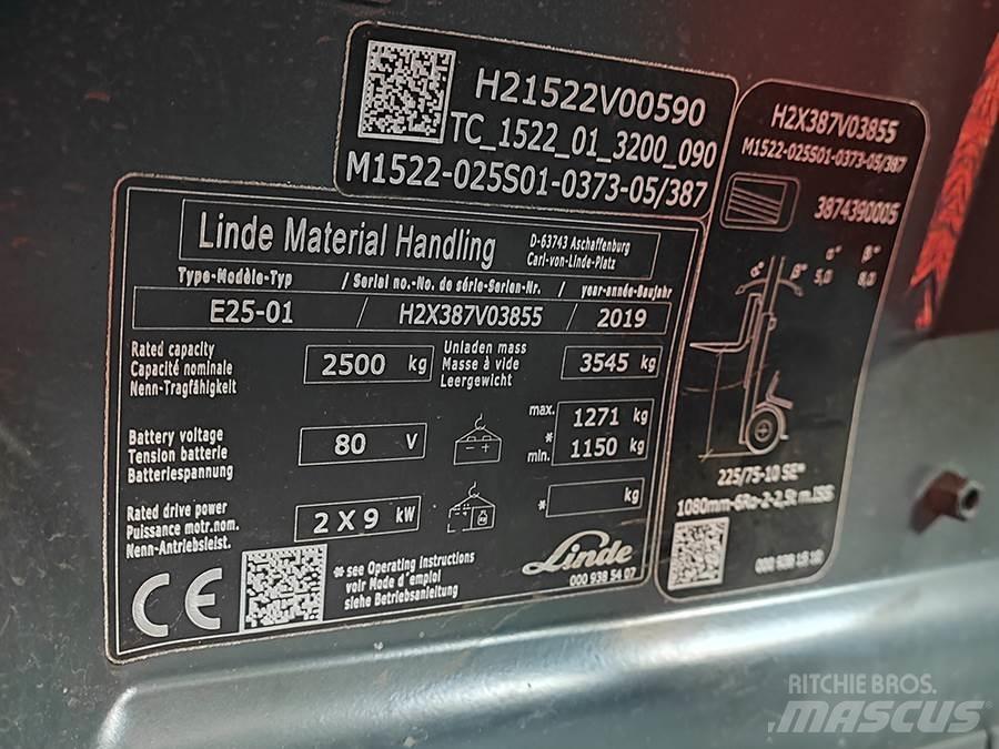 Linde E25-01 Stivuitor electric