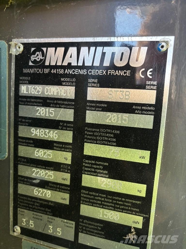 Manitou MLT 629 Stivuitoare telescopice