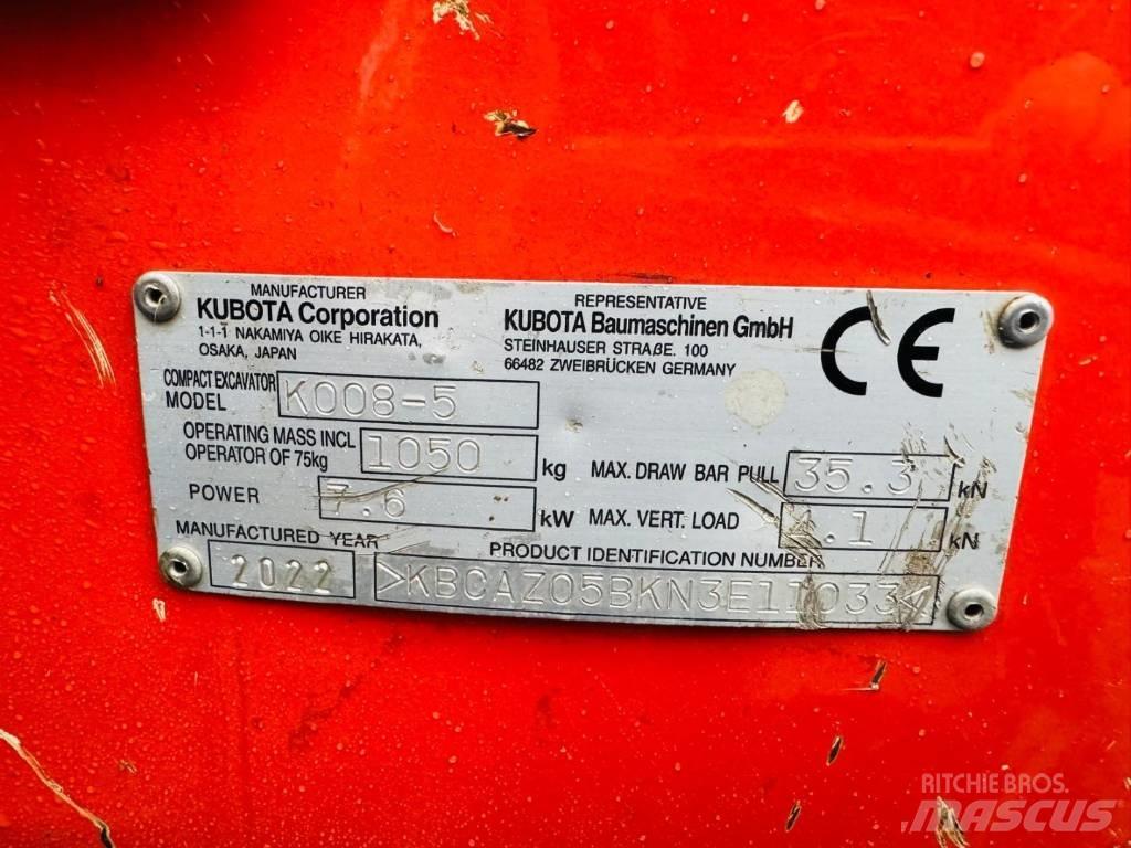 Kubota K008-5 Mini excavatoare < 7t