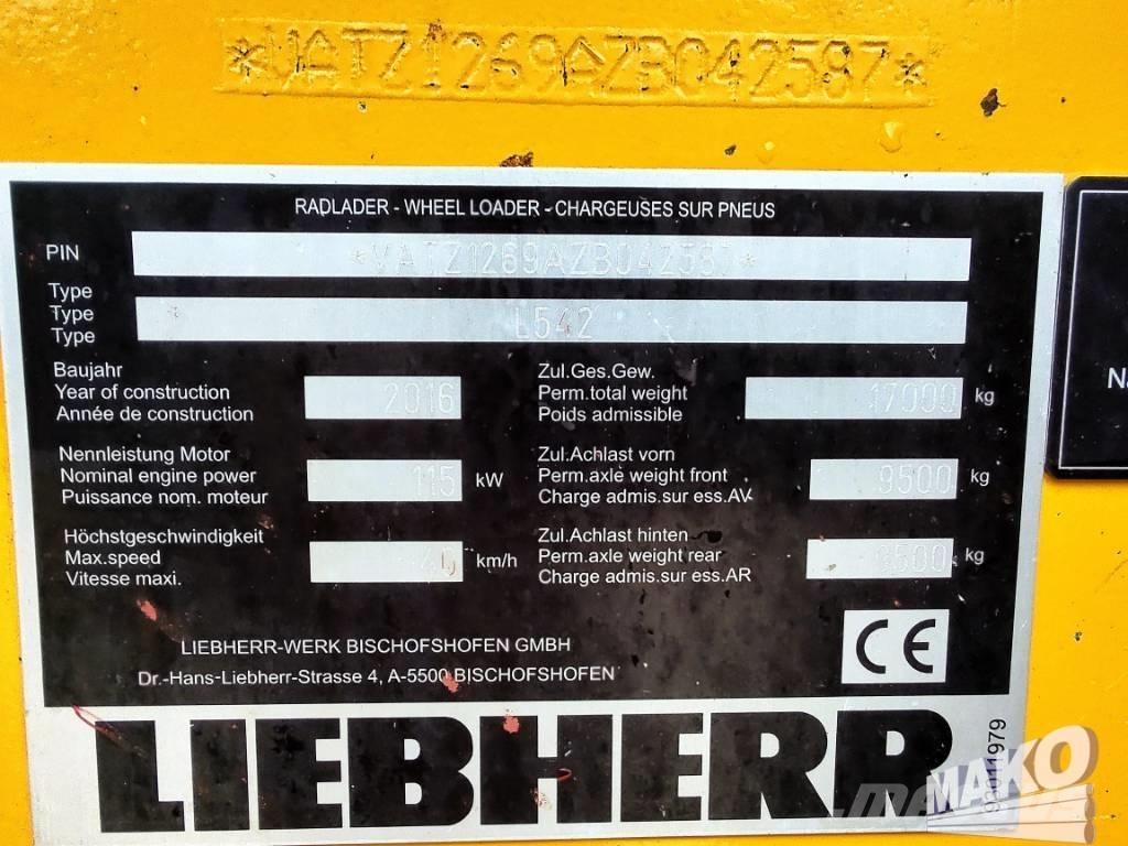 Liebherr L 542 Incarcator pe pneuri