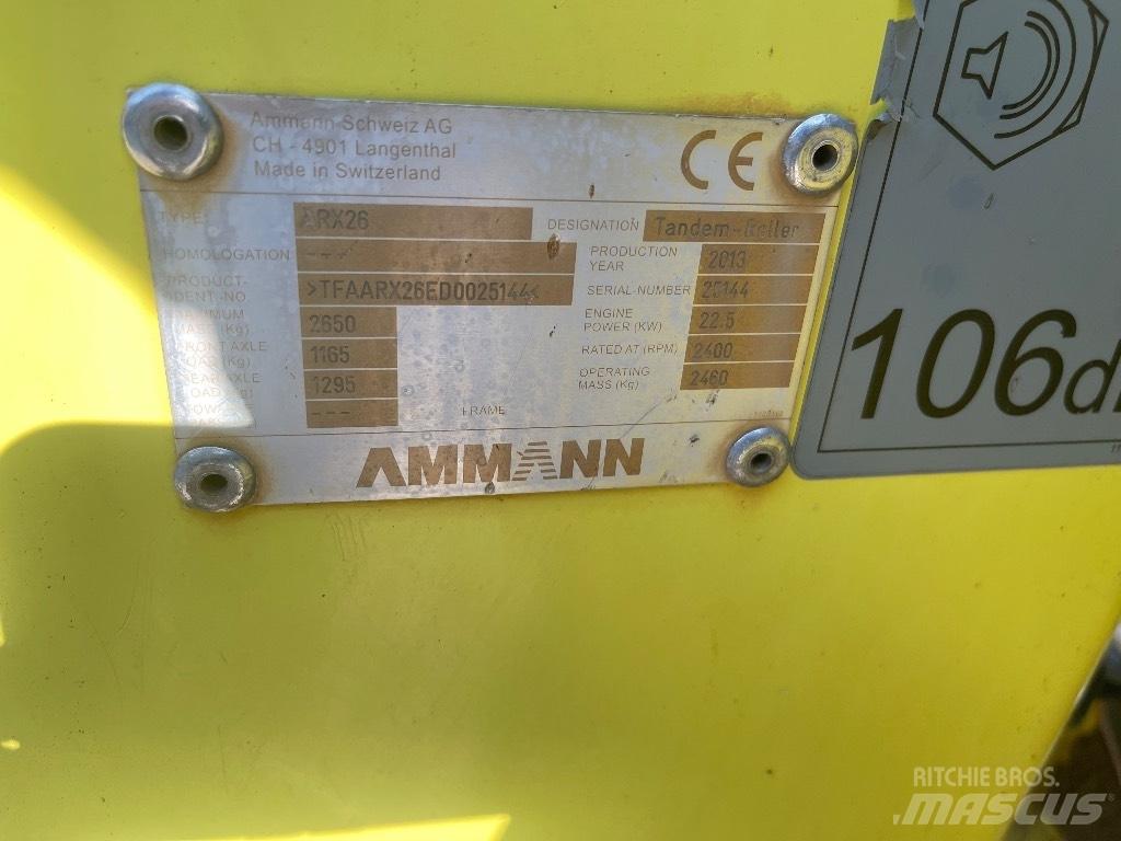 Ammann ARX 26 Cilindri compactori dubli