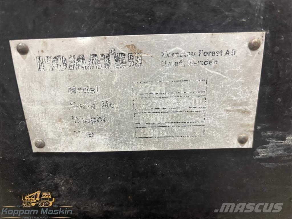 Komatsu 270H Macarale pentru culegatoare