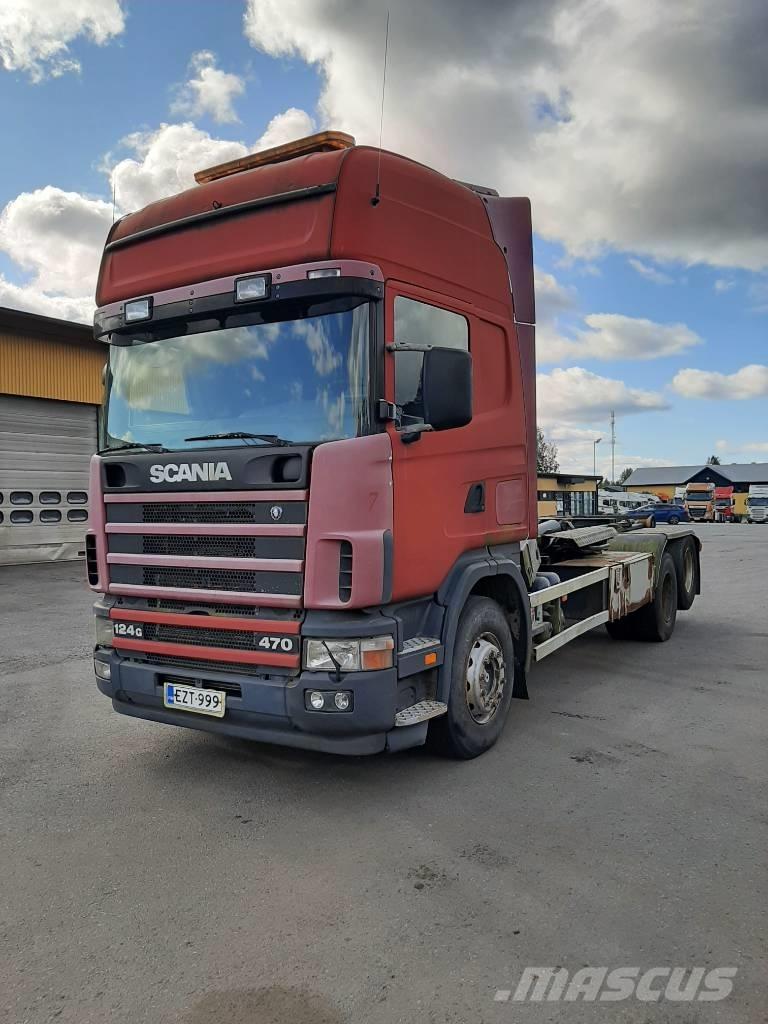 Scania R 124 Camion cu carlig de ridicare