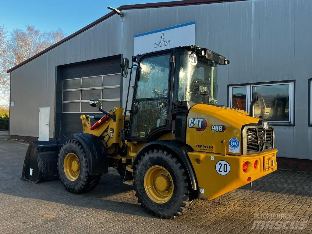 CAT 908 Incarcator pe pneuri