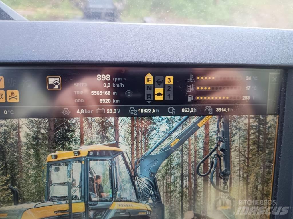 Ponsse Ergo 6W Combine forestiere