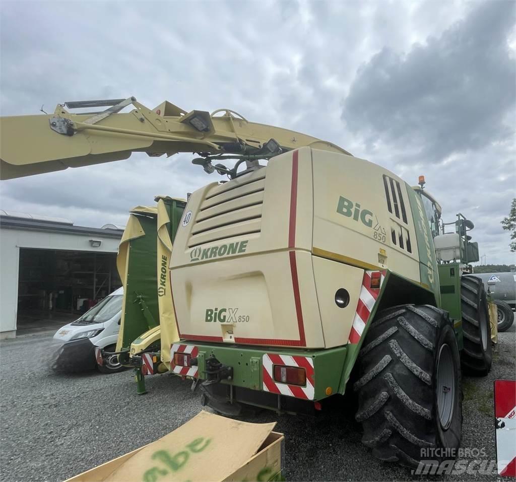 Krone BIG X850 Forajere cu autopropulsare