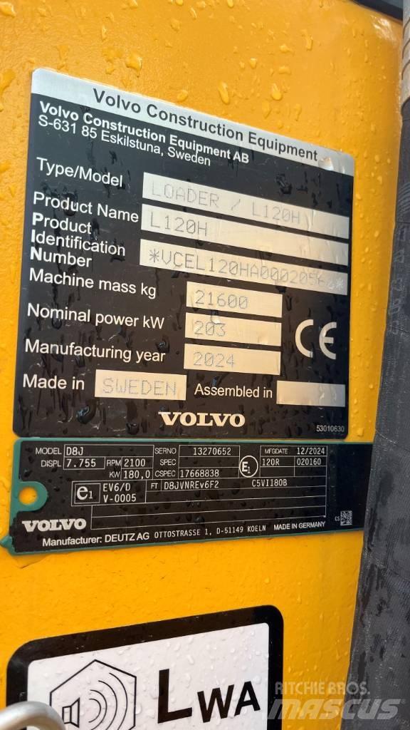 Volvo L120H Incarcator pe pneuri