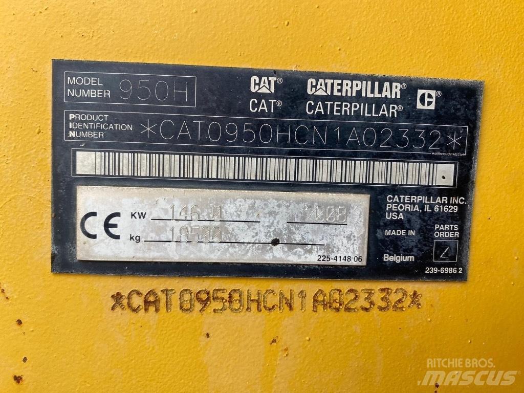 CAT 950 H Incarcator pe pneuri