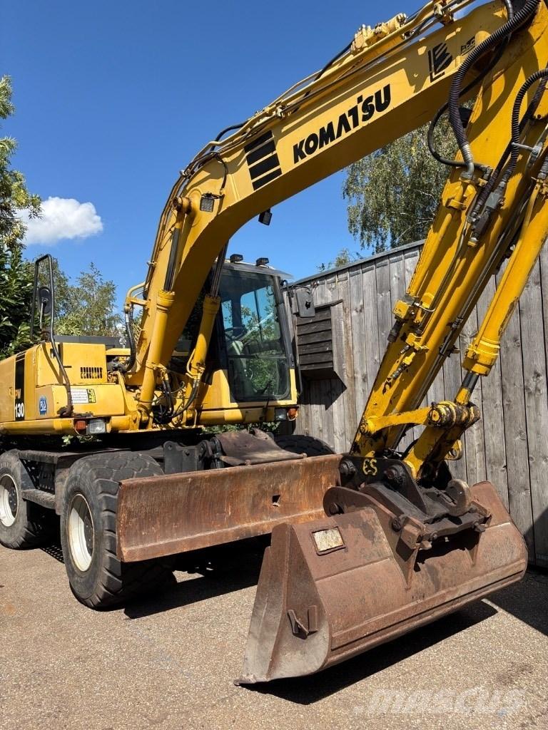 Komatsu PW 130-7K Excavatoare cu roti