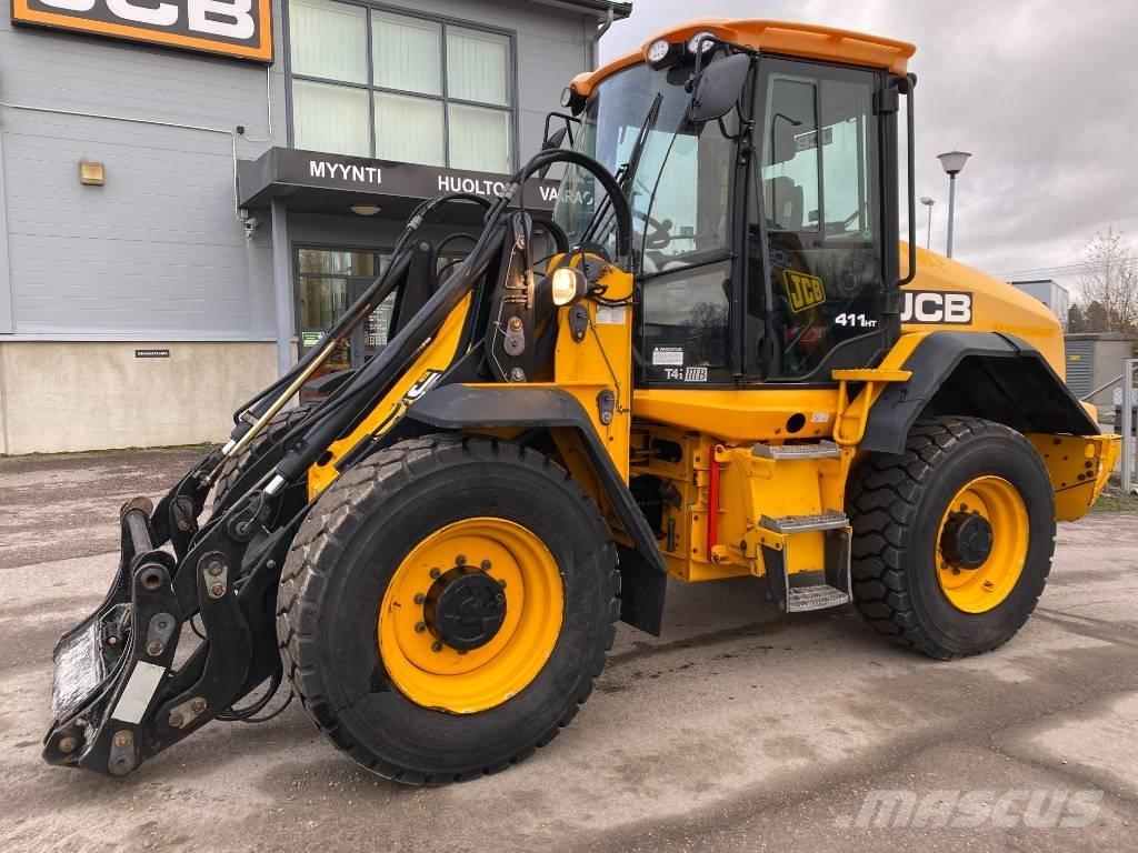 JCB 411 HT T4i Incarcator pe pneuri