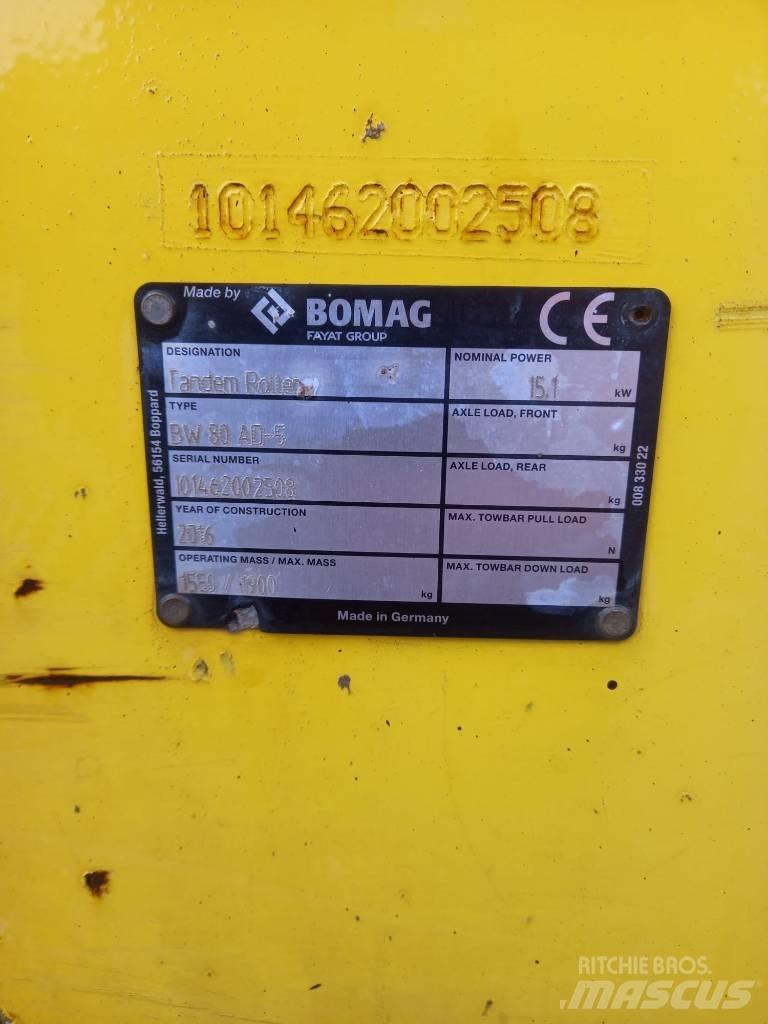 Bomag BW 80 AD-5 Cilindri compactori dubli
