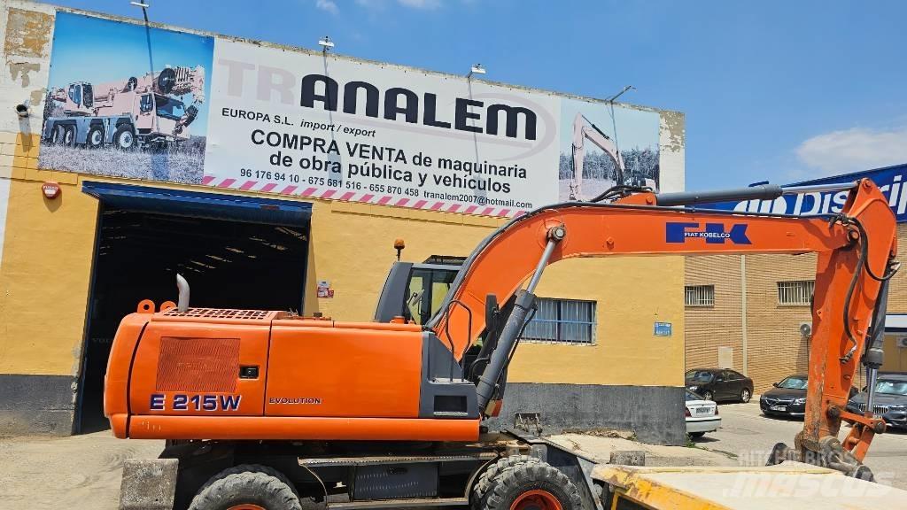 Fiat-Kobelco E215W Excavatoare cu roti