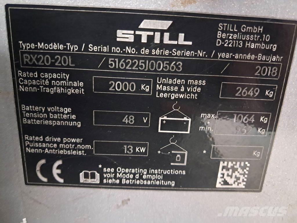 Still RX20-20L Stivuitor electric