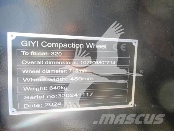  GIYI CAT 320 Anvelope, roti si jante