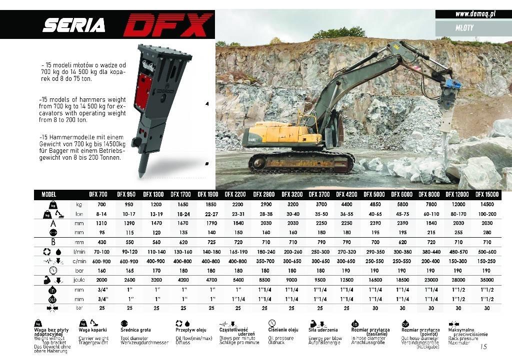  DEMOQ DFX2200 Ciocane / Concasoare