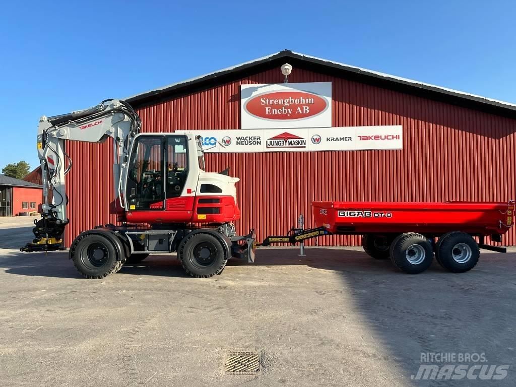 Takeuchi TB 395 W Excavatoare cu roti