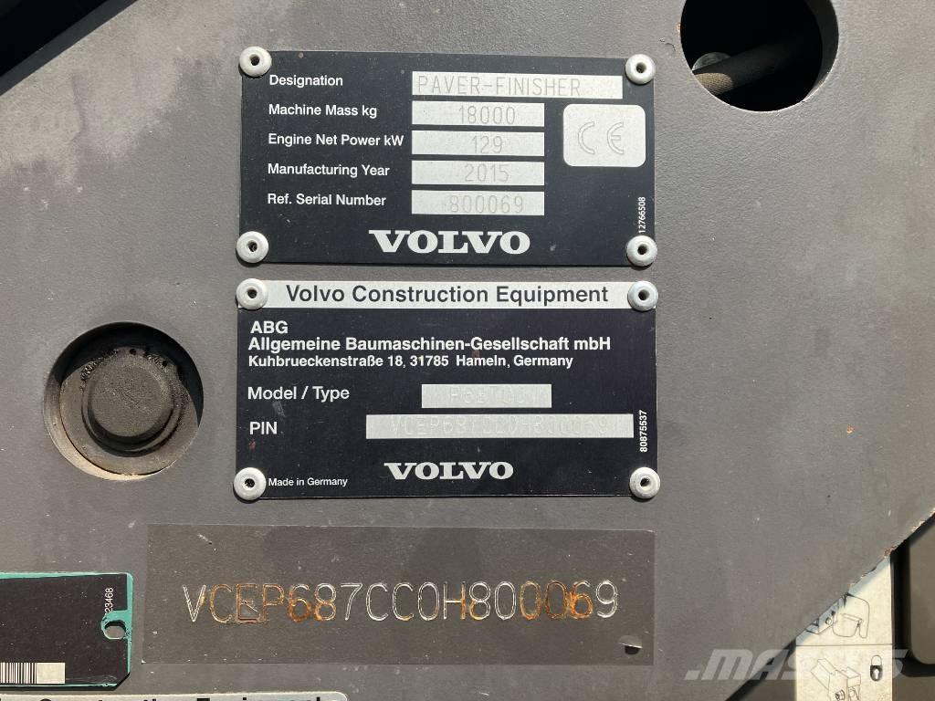 Volvo P 6870 C Pavatoare asfalt