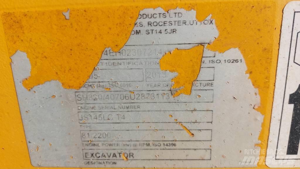 JCB JS 145 LC Excavatoare pe șenile
