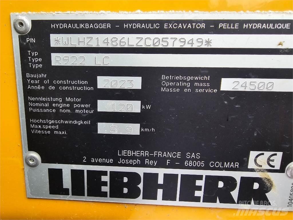 Liebherr R922 Excavatoare pe șenile
