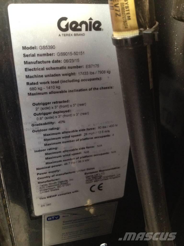 Genie GS 5390 Platforme foarfeca