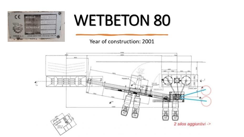  SIMEM WETBETON 80 Centrala beton
