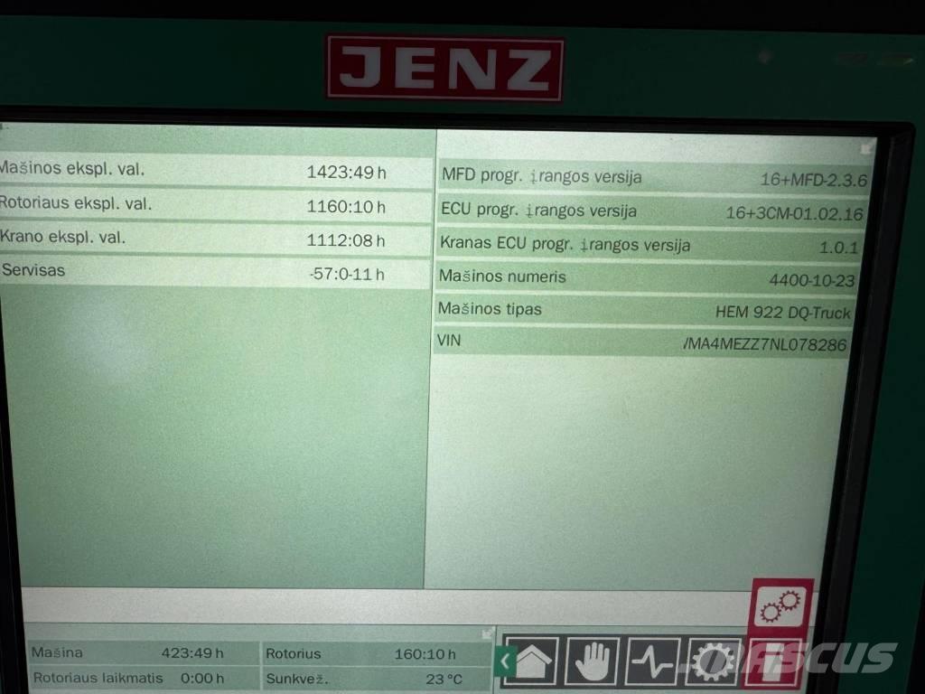 JENZ HEM 922 Masini de tocat lemn