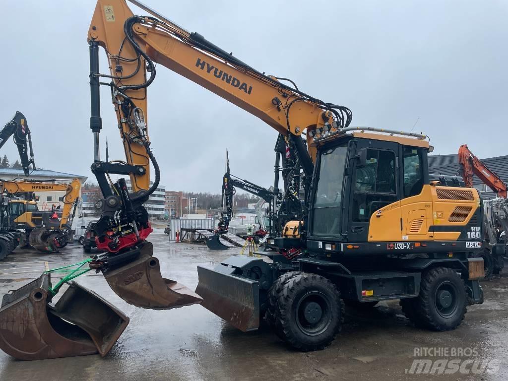 Hyundai HW160 Excavatoare cu roti